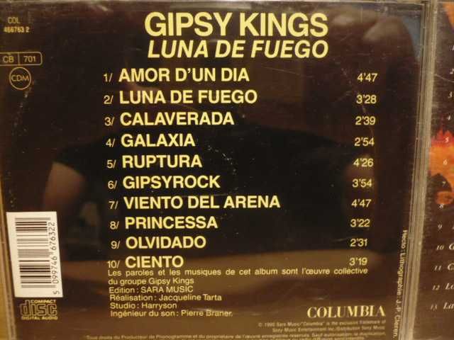 Wyprzedaż płyt CD formacji Gipsy Kings + gratis.Zobacz moją kolekcję.