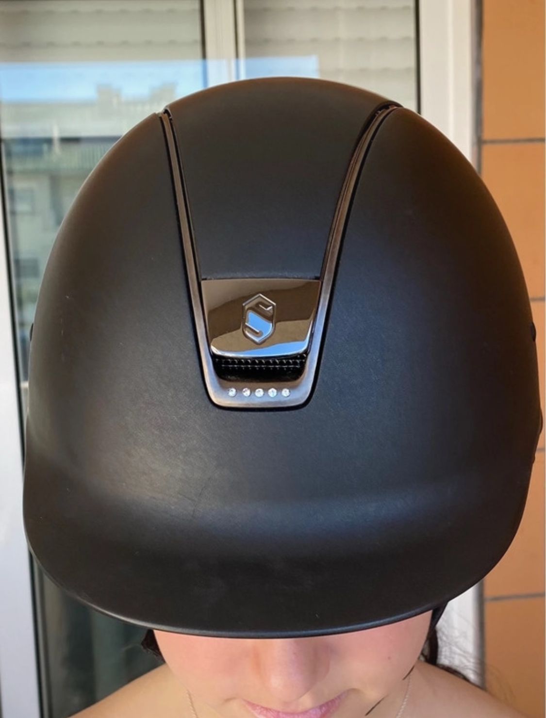 Toque Equitação Samshield como novo. Com garantia
