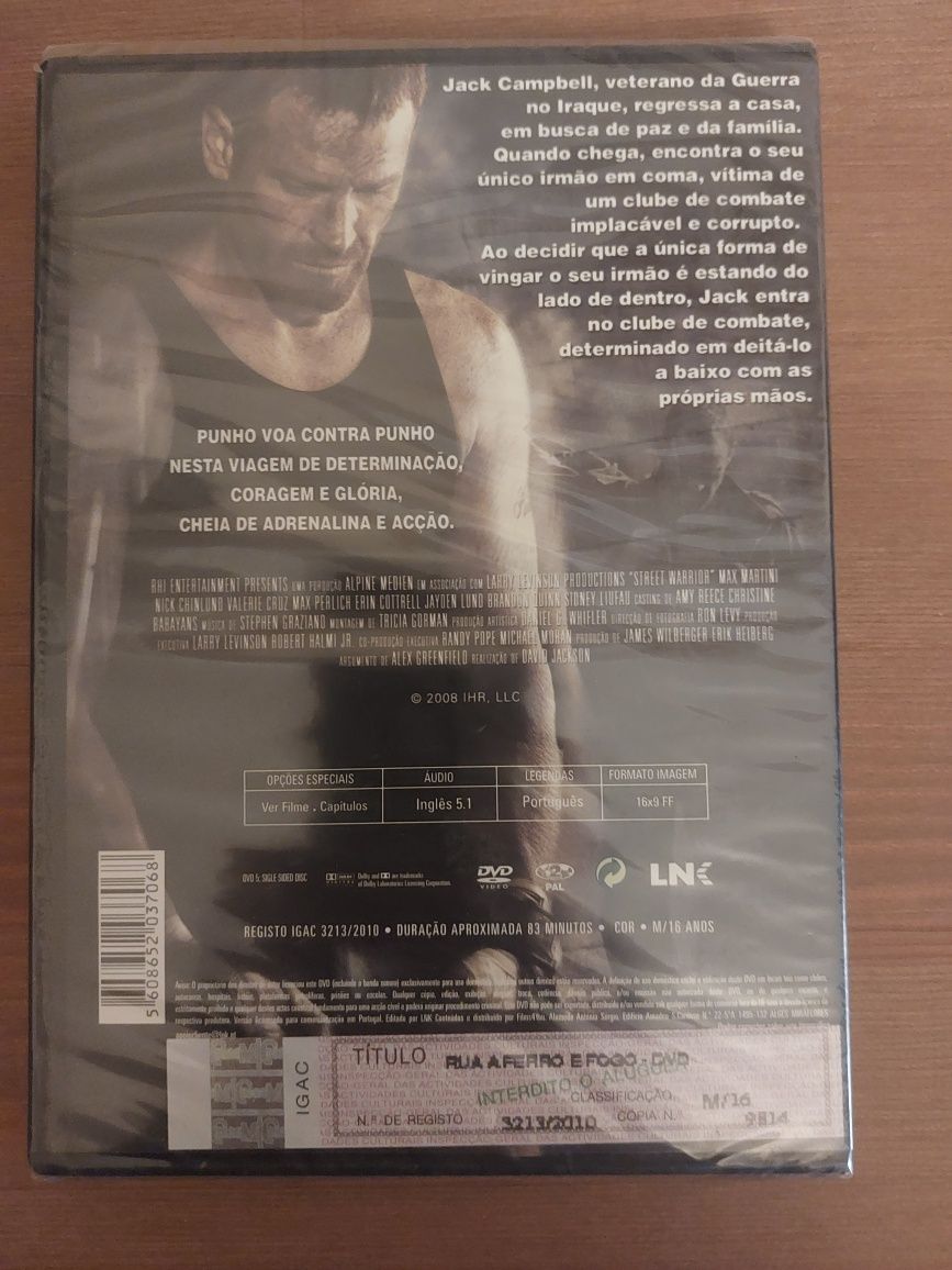 DVD NOVO e SELADO " Rua a Ferro e Fogo " 2008