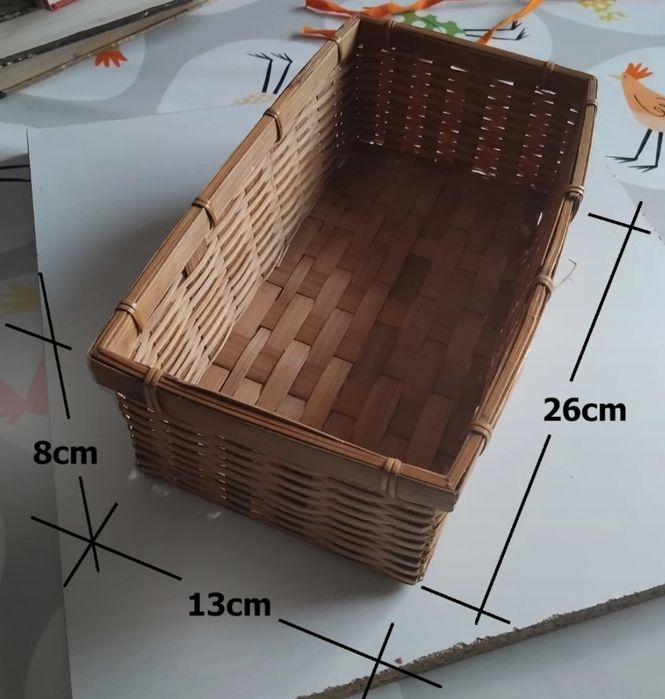 Cesto de vime em bom estado