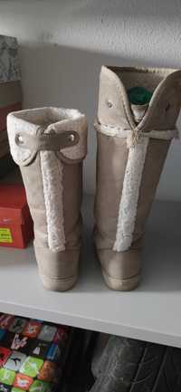 Botas cremes N° 38