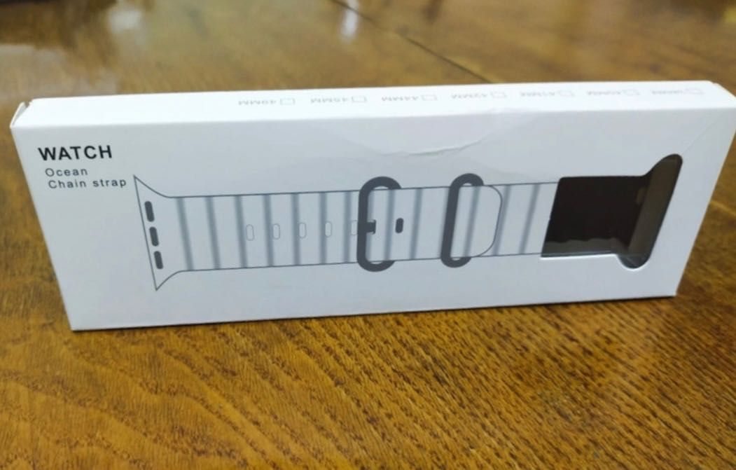Czarny pasek ocean do Apple Watch smart watch