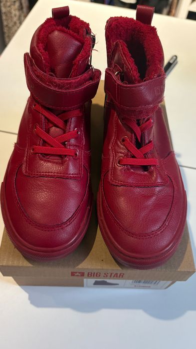 Big Star Wysokie buty na zamek rozmiar 33.
