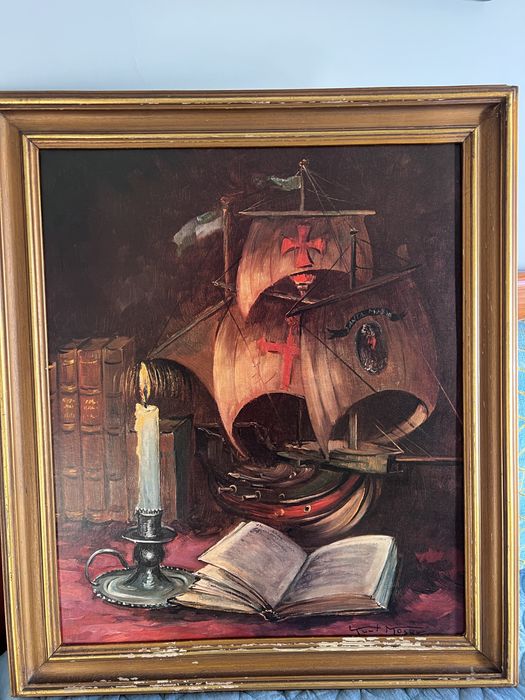 Quadro antigo de sala