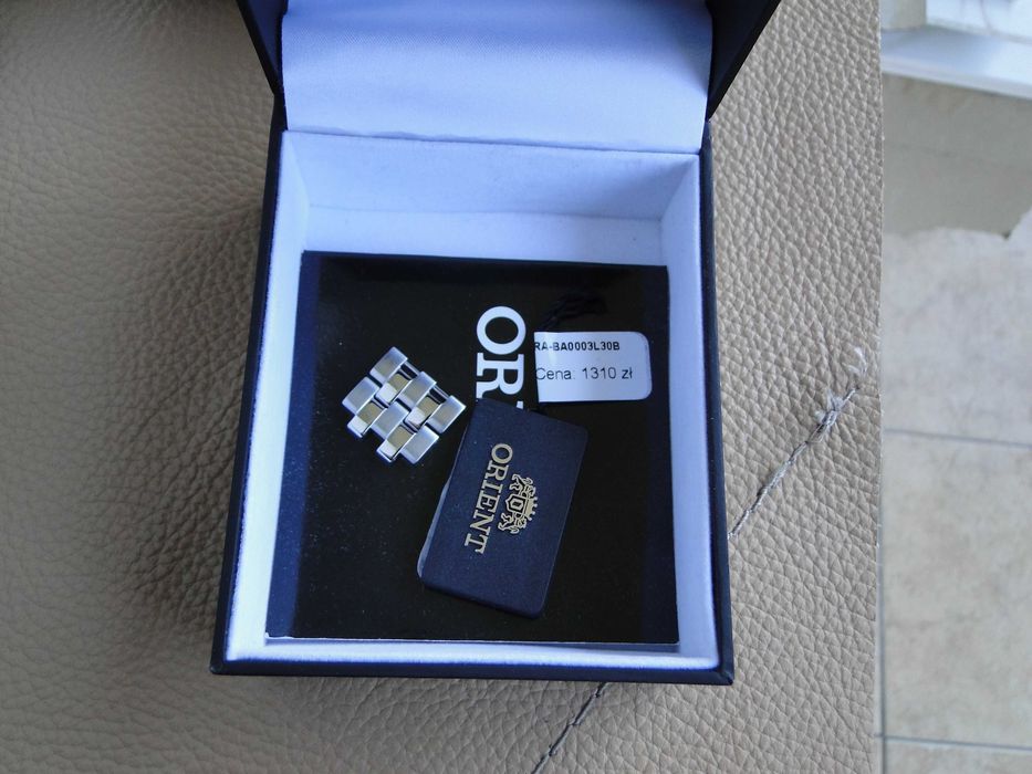 Orient Multikalendarz - granatowy - jak nowy