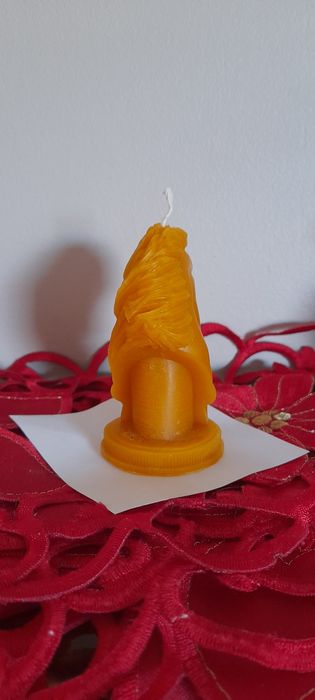 Koń 2 sztuki. Świeczki woskowe.