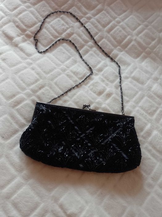 Bogato zdobiona torebka z Londynu, Handmade