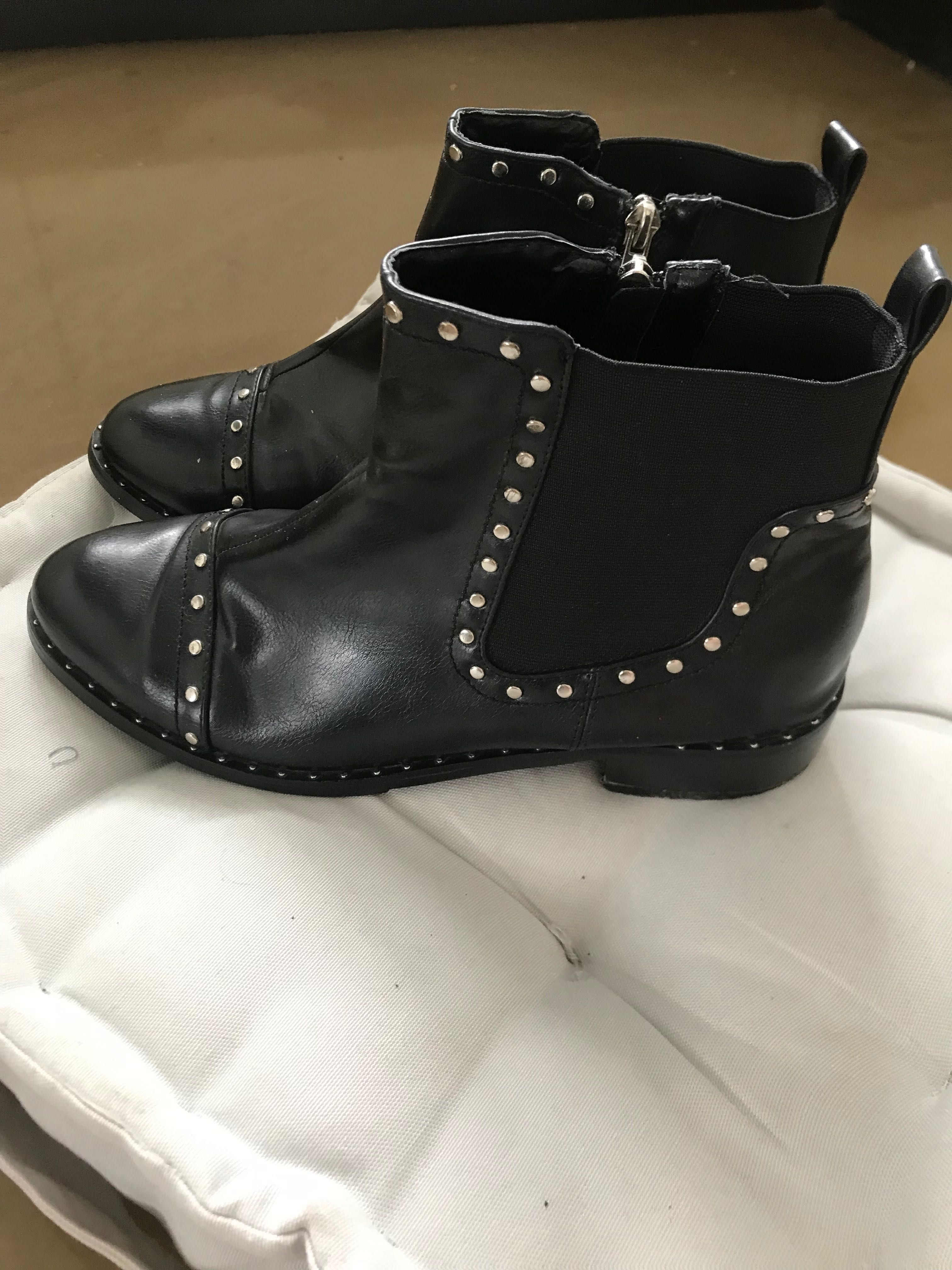 Piekne czarne buty damskie