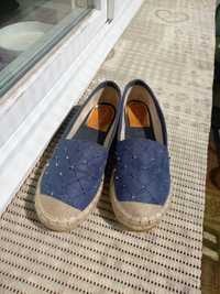 Niebieskie espadryle 37