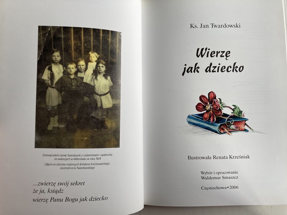 X. Jan Twardowski „Wierzę jak dziecko”
