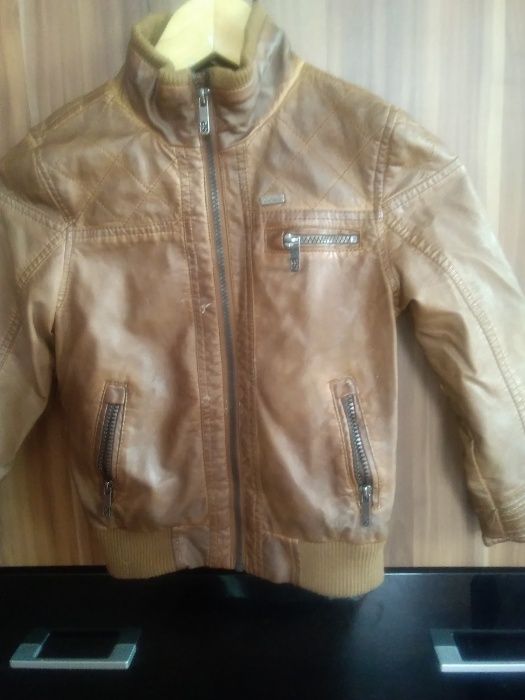 Kurtka skóra chlopieca