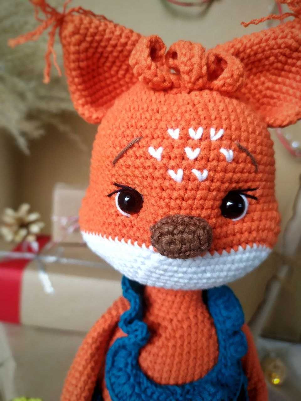 Zabawka Amigurumi Wiewiórka Handmade na szydełku