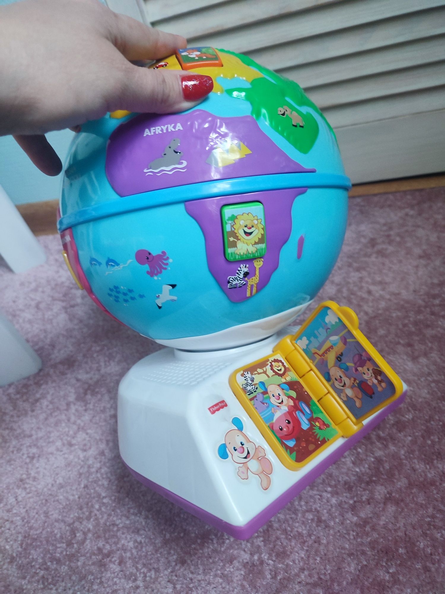 Fisher Price edukacyjny globus odkrywcy