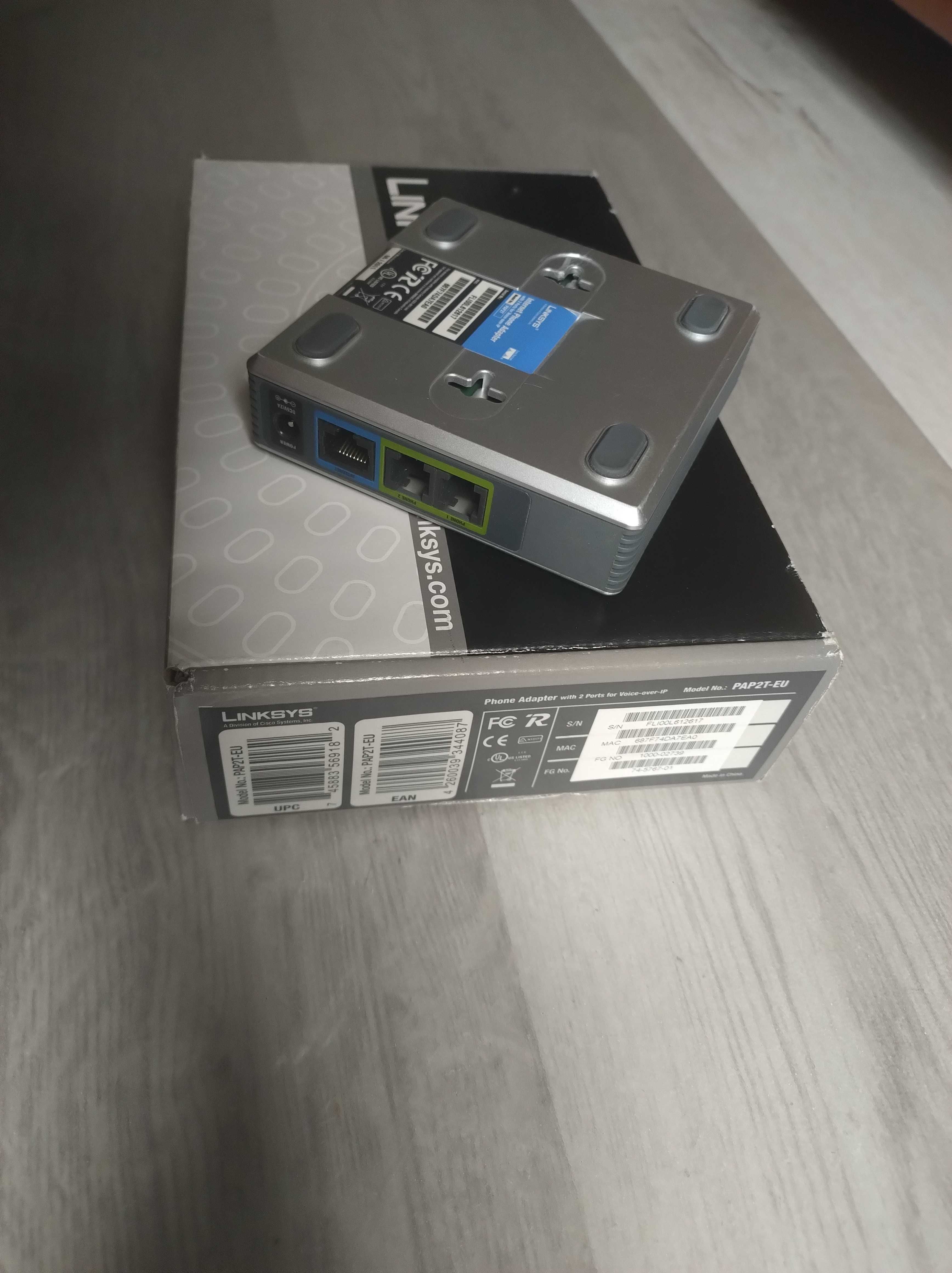Bramka VOIP Linksys PAP2T