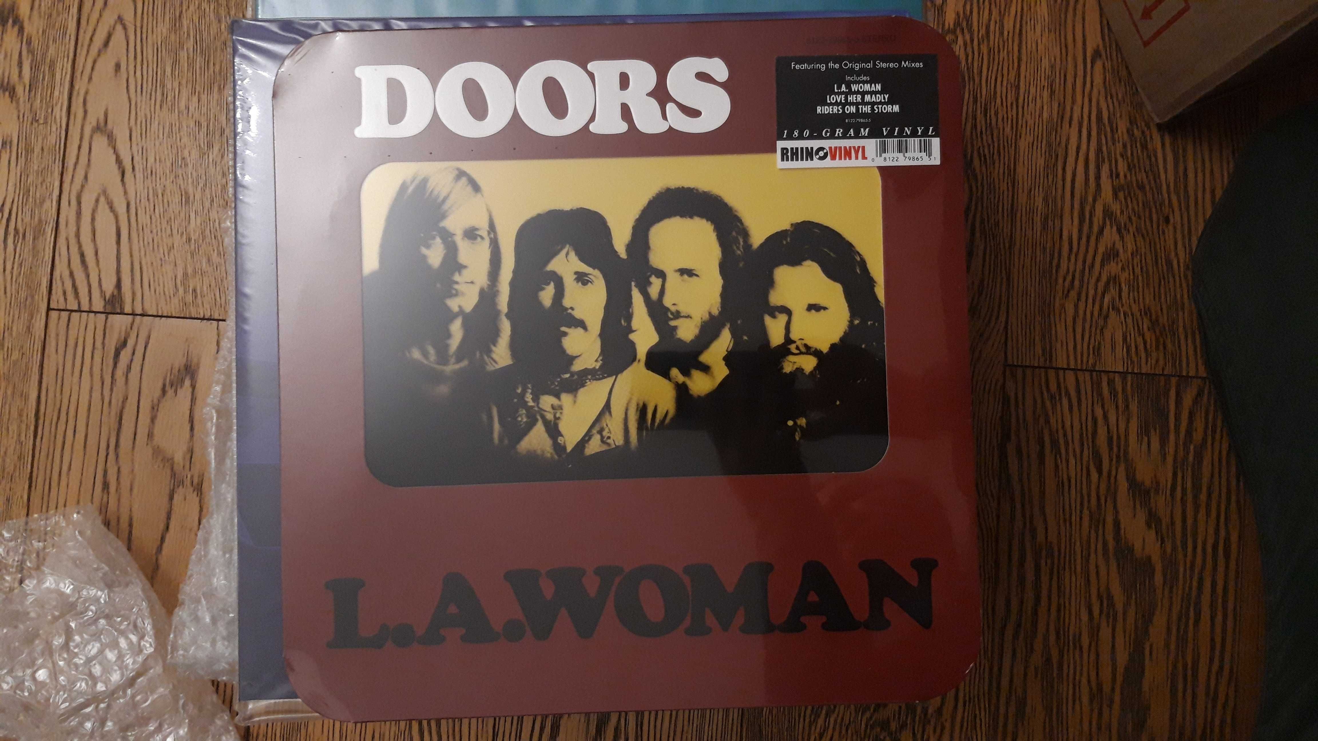 THE DOORS - L.A. Woman żółta okładka winyl, LP - folia