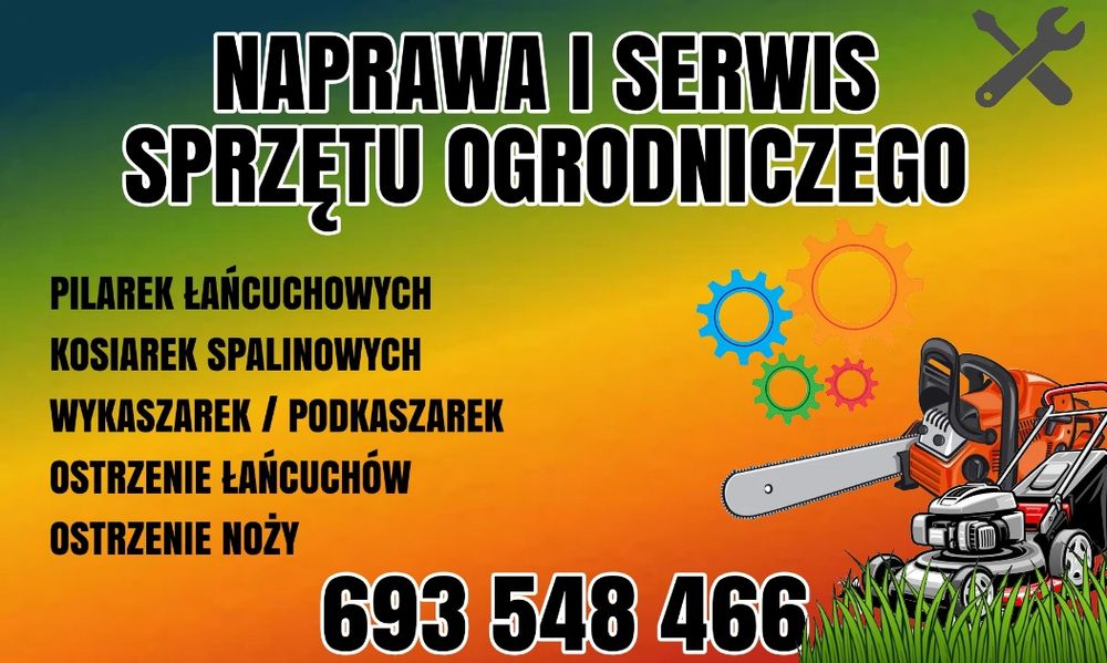 Naprawa i Serwis Sprzętu ogrodniczego