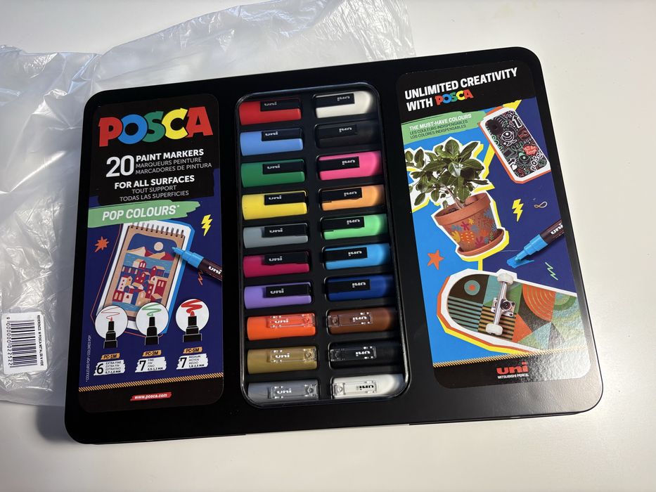 Nowy, duży zestaw markerów POSCA