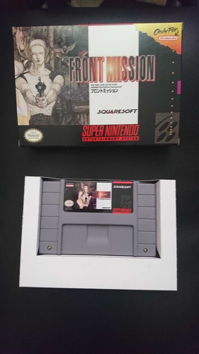 Front Mission (Super nintendo SNES) в коробке