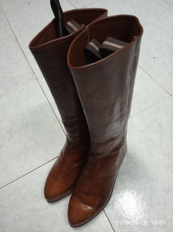 Botins d'Almeirim artesanais pele de vitela