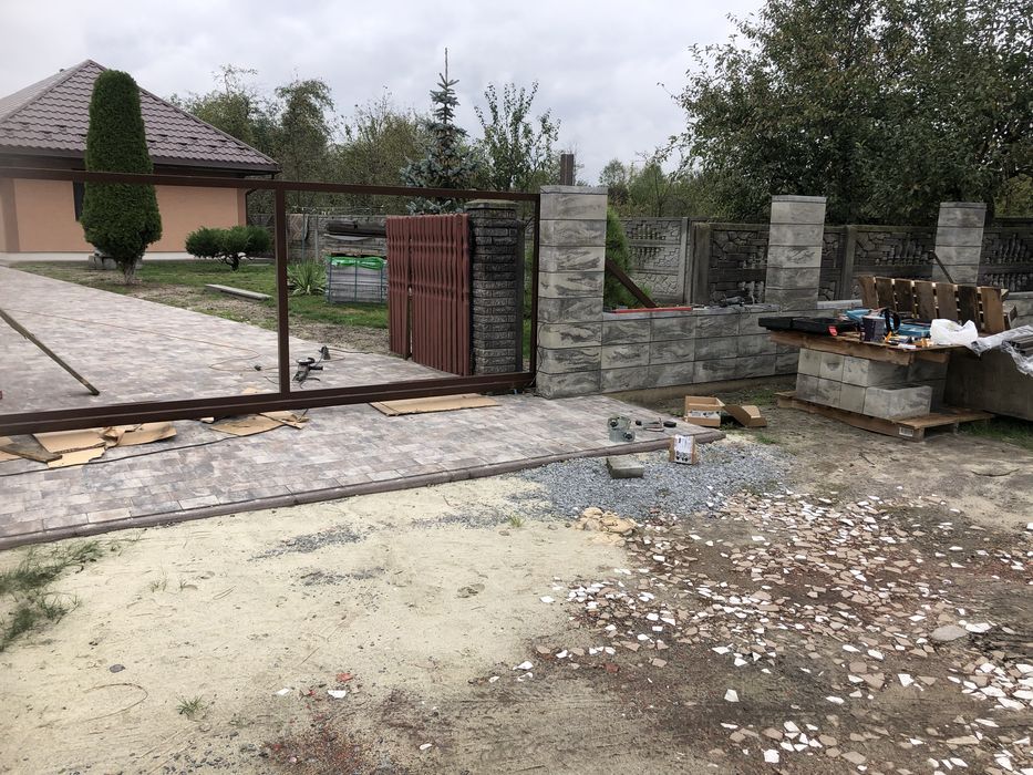 Готові каркаси відкатних воріт + Механізми.