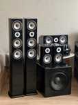 Hi-FI Audio SVEN 5.1 Рояльний лак. Професійний кінотеатр + Підсилювач