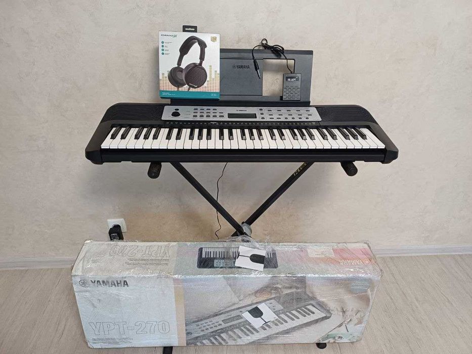Синтезатор Yamaha YPT-270!!! Піаніно, клавіші.+ Подарунки!