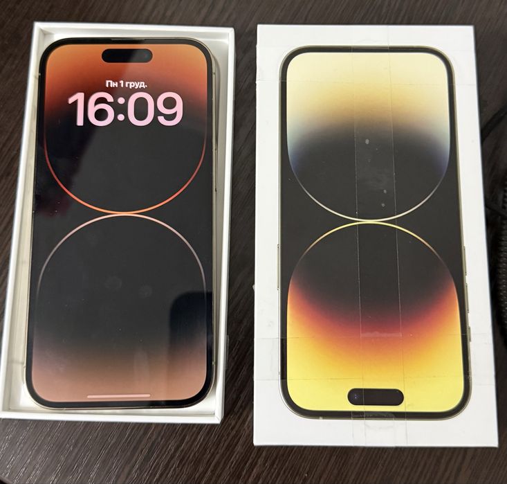 Ідеальний iPhone 14 Pro 256Gb Gold Neverlock, фізична сімка