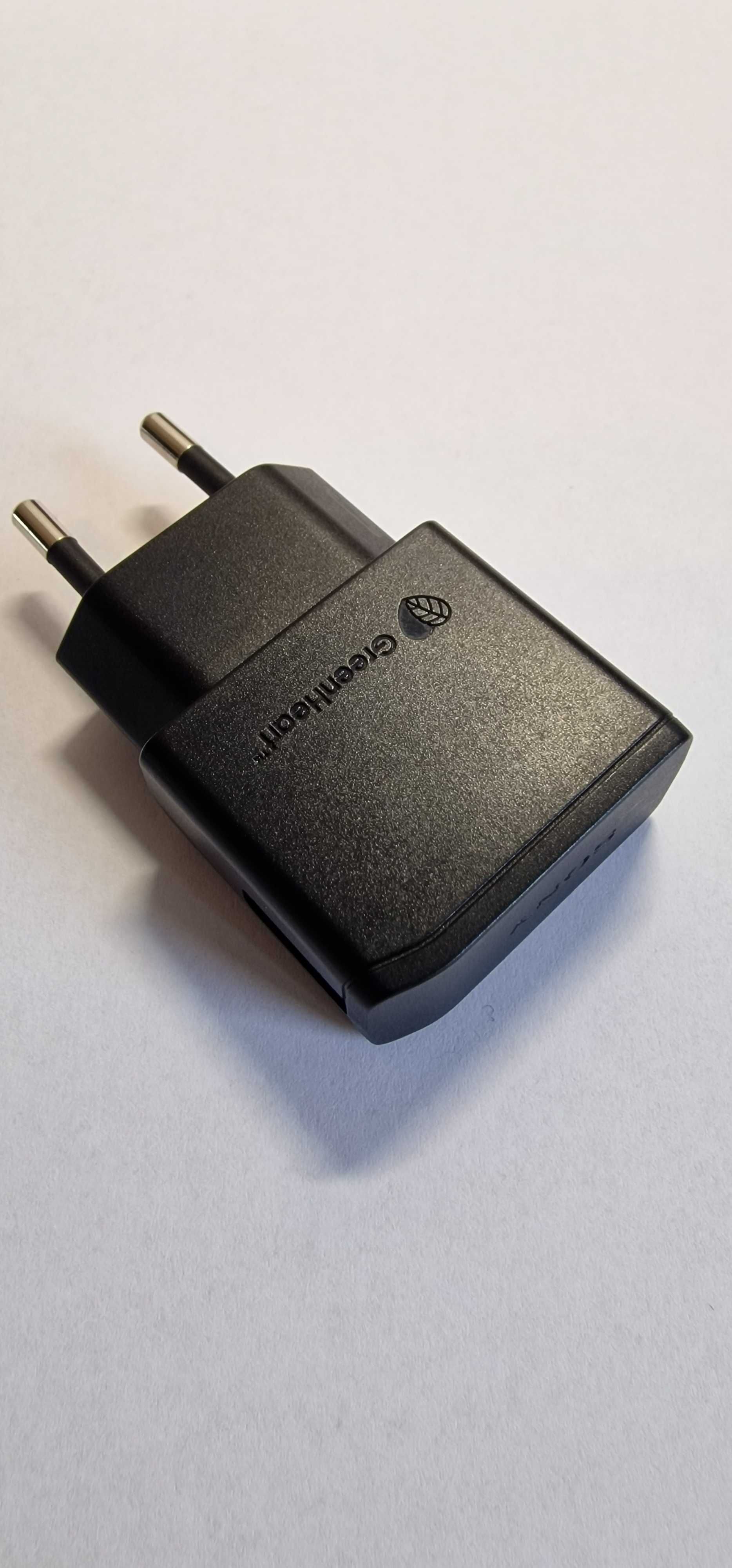 Ładowarka USB SONY Green Heart - ORYGINALNA - z kablem micro USB