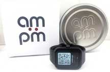 SMARTWATCH AM:PM 221 PS221-U353-K1 zegarek czarny uniseks kardio