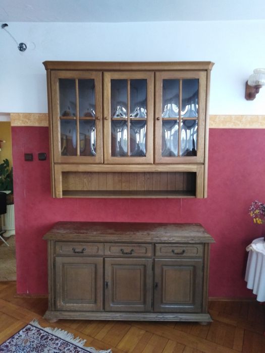 Witryna kredens 2 elementy