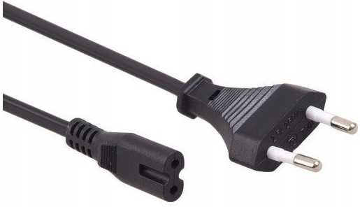 kabel zasilający Ósemka 1,8m-2m do radia tv