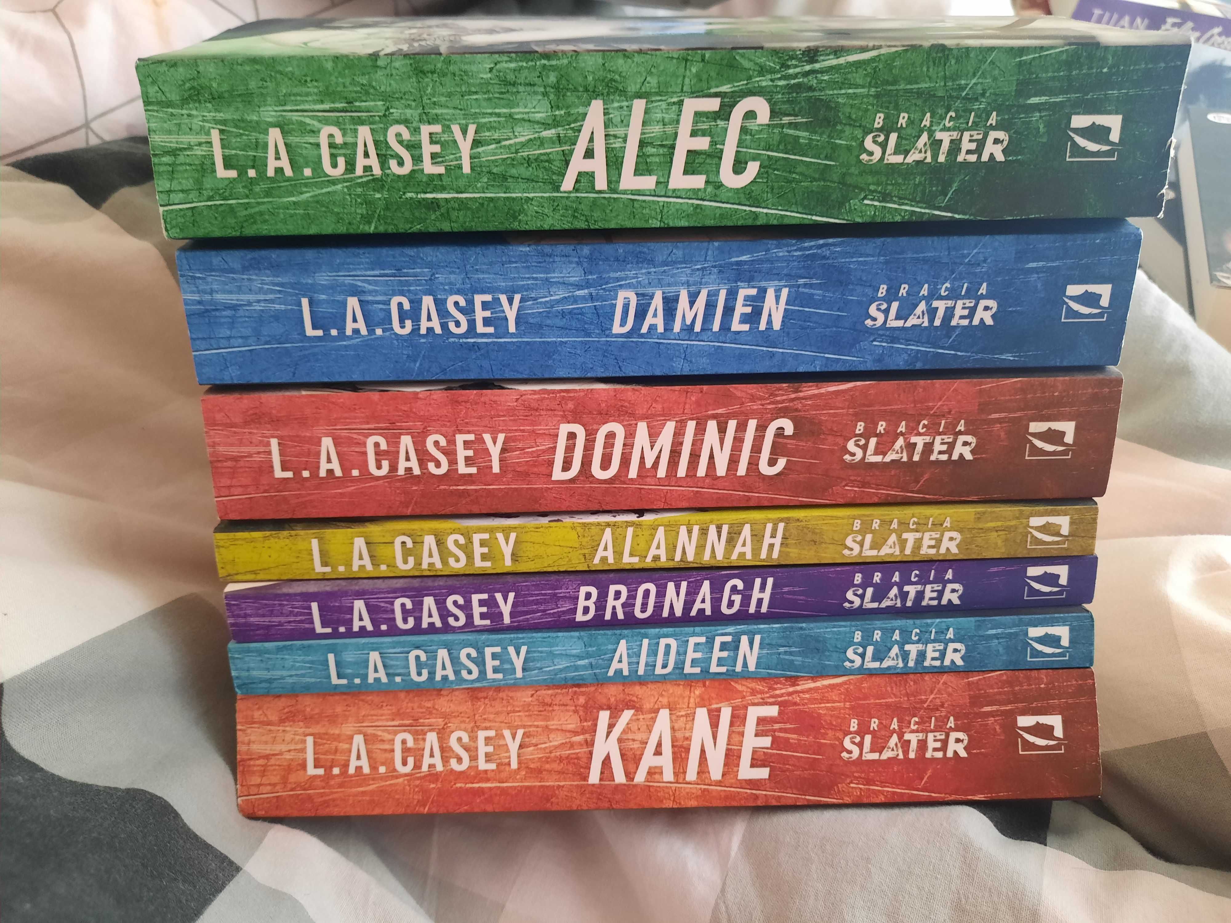 L.A. Casey. Cykl książek: Bracia Slater. 7 tomów.