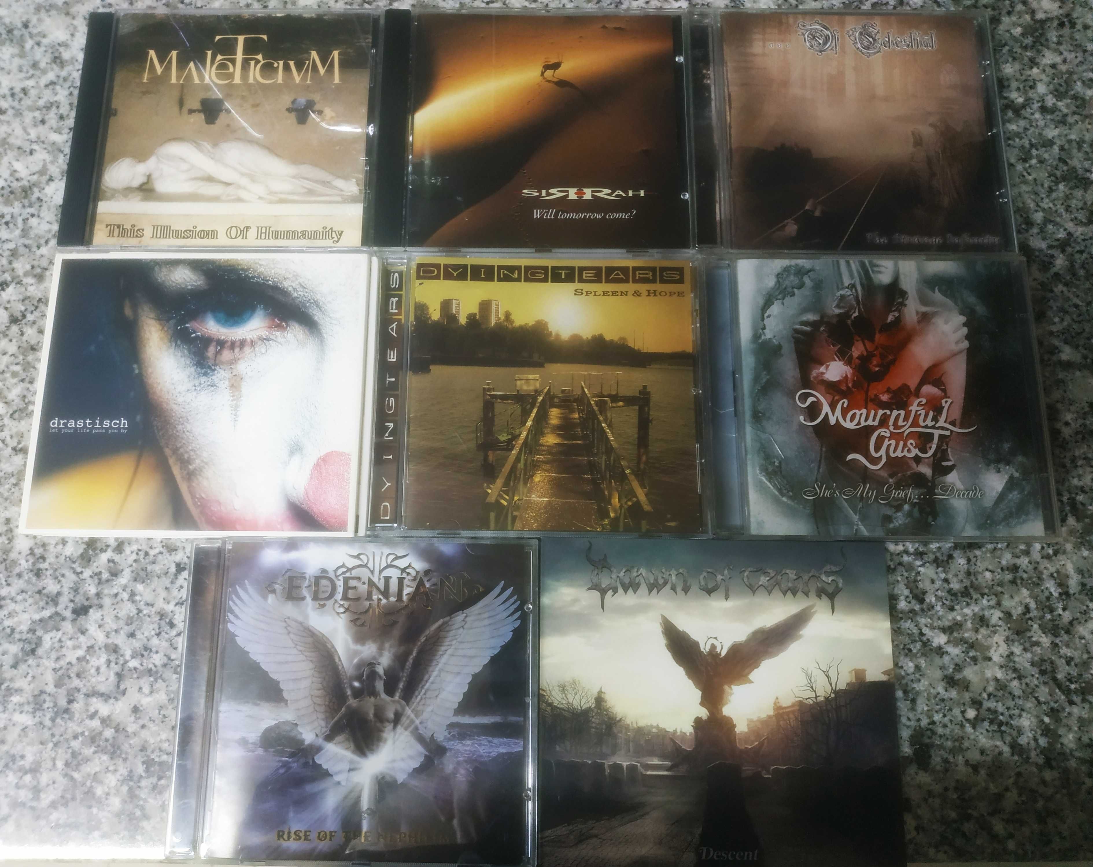 Vários CDs de Metal (Sepultura, Pantera, Gothic, Doom., etc)