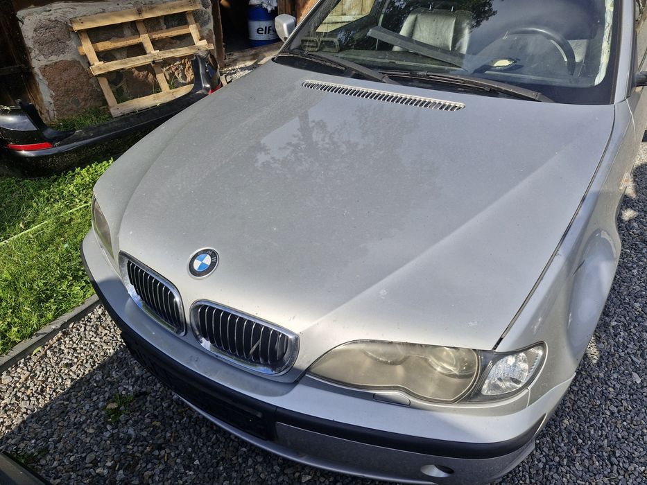 Maska bmw e46 lift sedan kombii srebrną titansilber