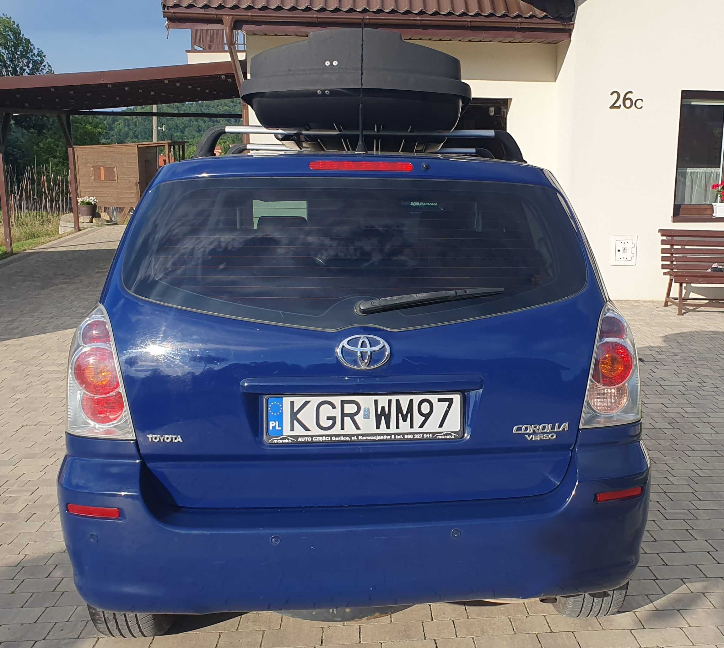 Toyota Corolla Verso, 7osób