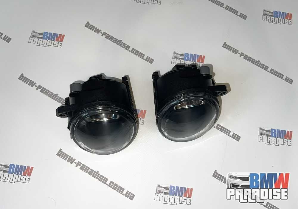 ЦЕНА ЗА ОБЕ! Противотуманки + LED лампочки под М-бампер BMW F10 Е92