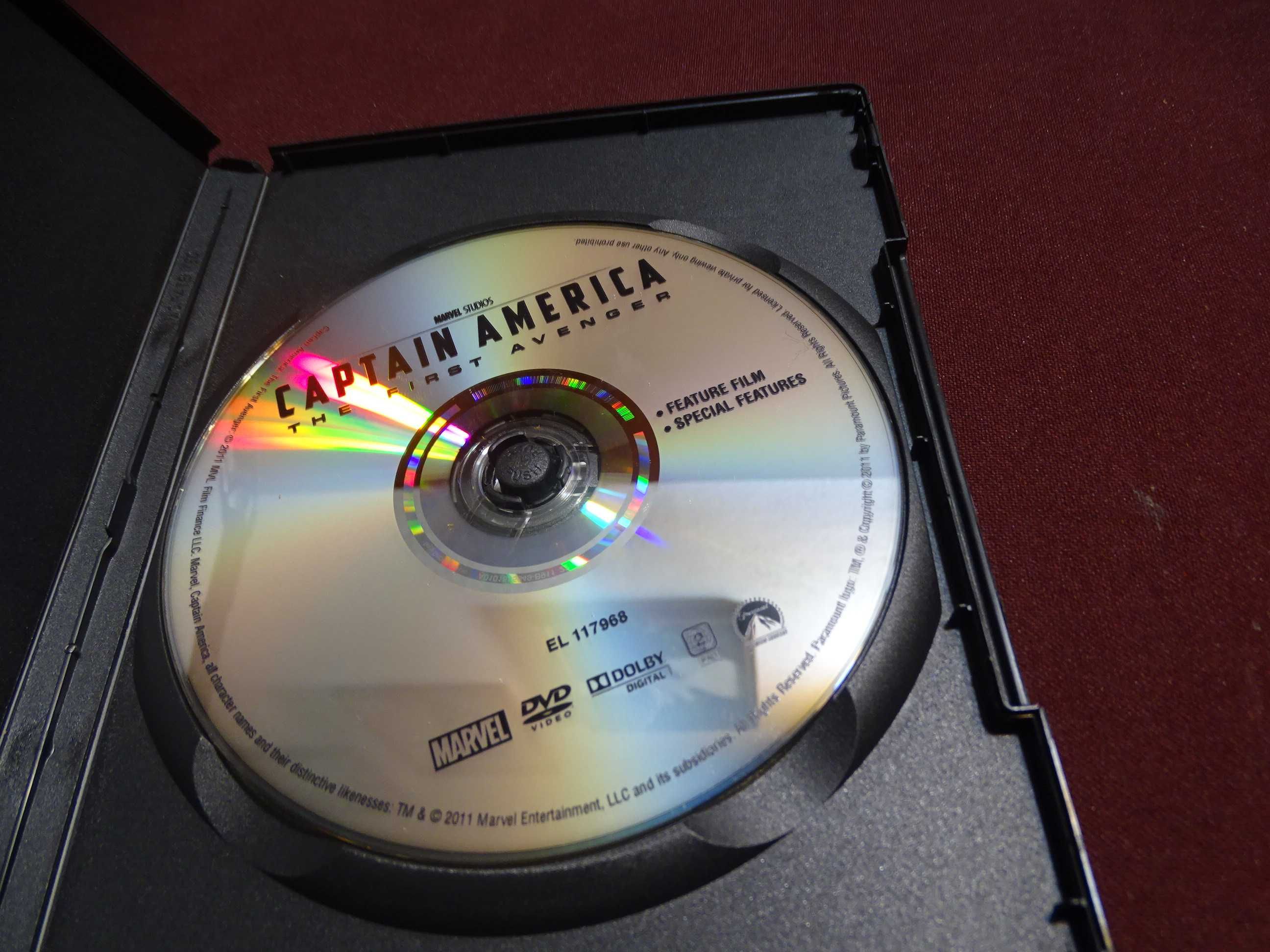 DVD-Capitão América-O primeiro vingador-Marvel