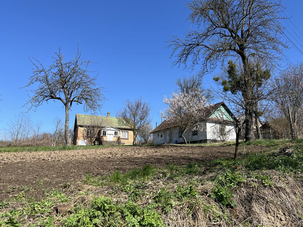 Цегляний будинок під реконструкцію з великою ділянкою в с. Городок