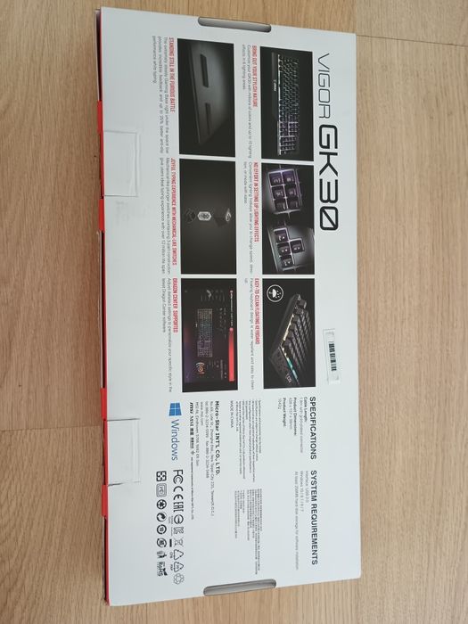 Klawiatura msi vigor GK30
