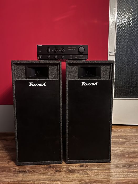 Kolumny tonsil wzmacniacz sony F220