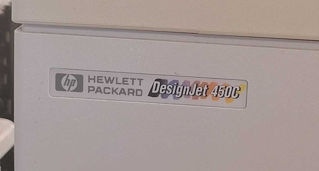 Ploter HP DesignJet 450c A0  - komplet nabiurkowy