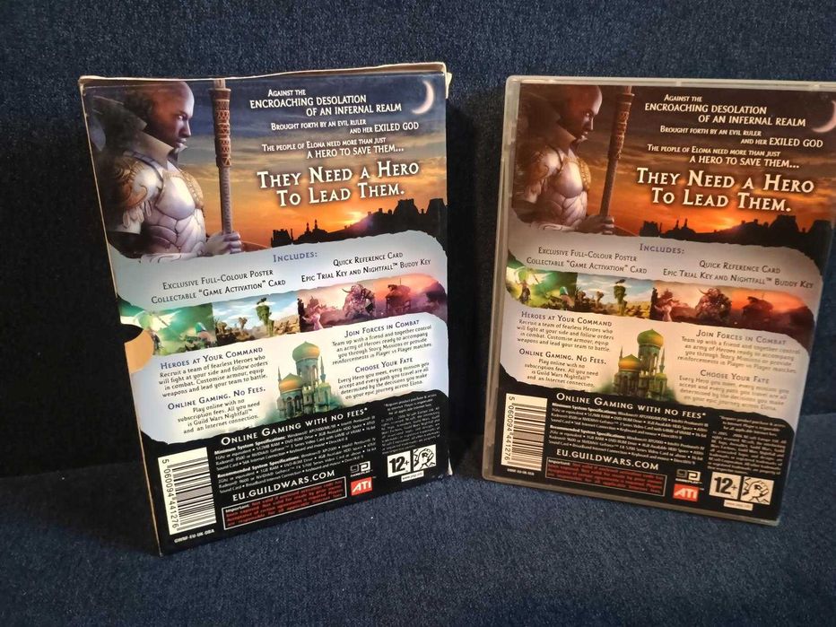 Guild Wars Nightfall z plakatem