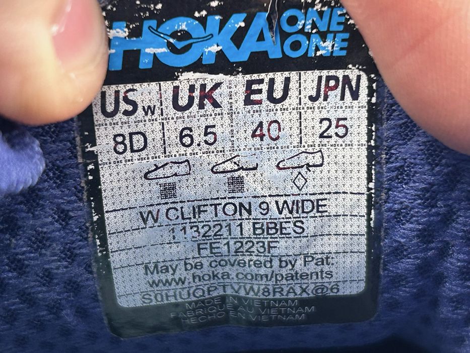 Оригінал! Кросівки Hoka Clifton 9 40 розмір М05479