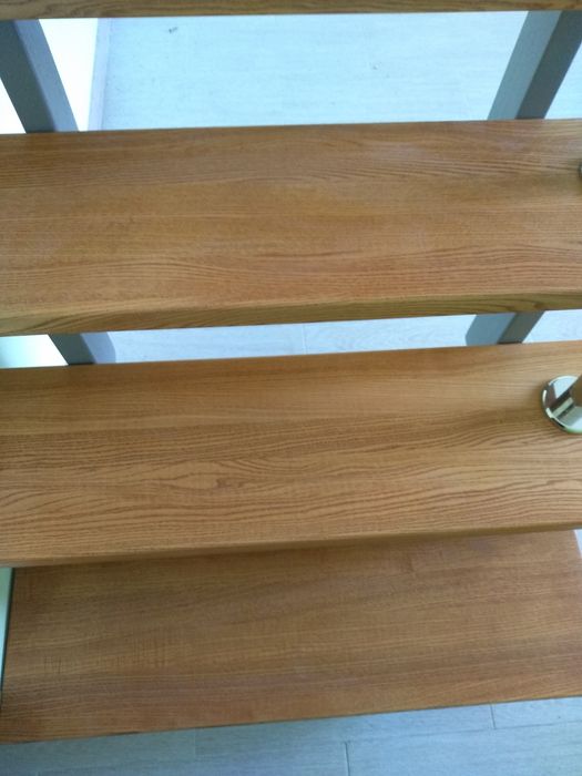 Сходи ступені дуб ясен бук сосна перила нержавіка ковані дерев'яні