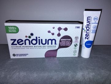 Pasta do zębów zendium sensitive 2x50 + 15 ml classic