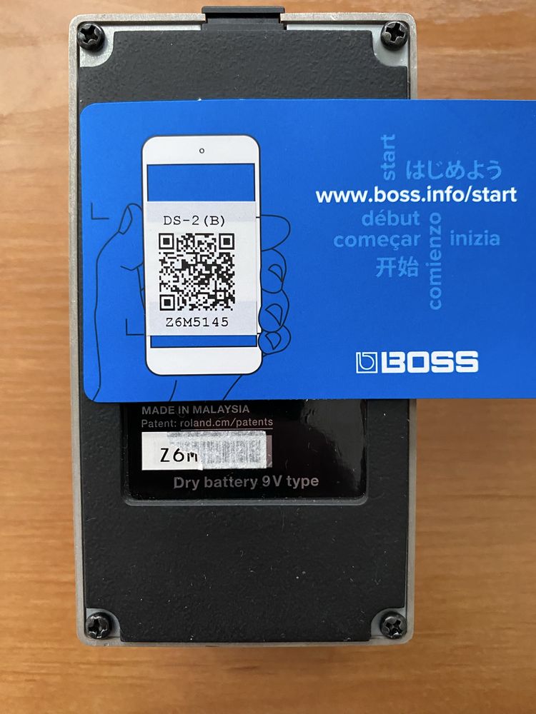 Przester BOSS Turbo Distortion DS-2