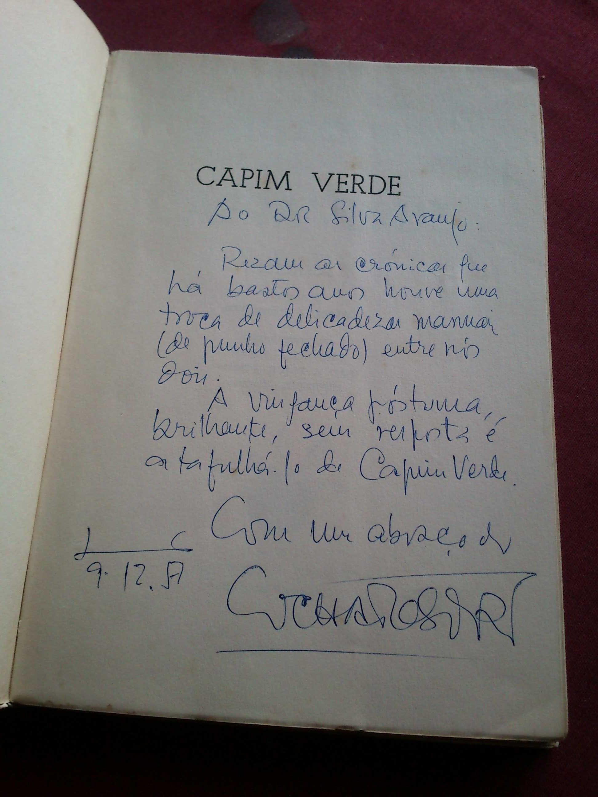 Cochat Osório-Capim Verde (contos)-Liv. Lello-Luanda-1957