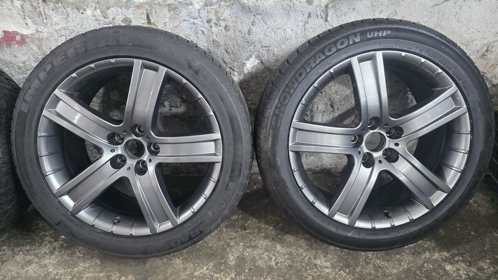 Диски легкосплавні  R20 5/120  ЕТ52 з зимовою резиною Touareg