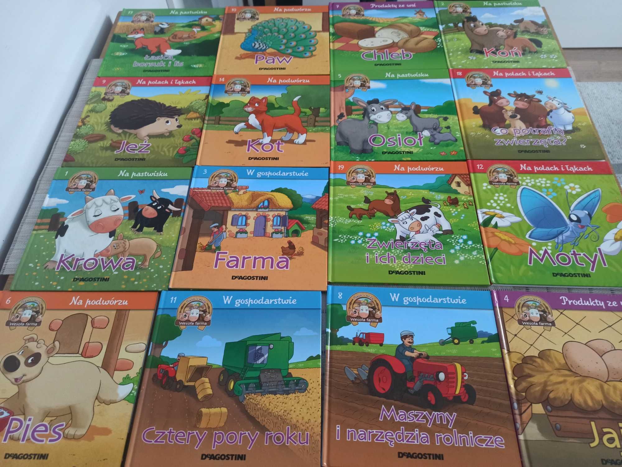 książeczki dla dzieci Deagostini 15 sztuk