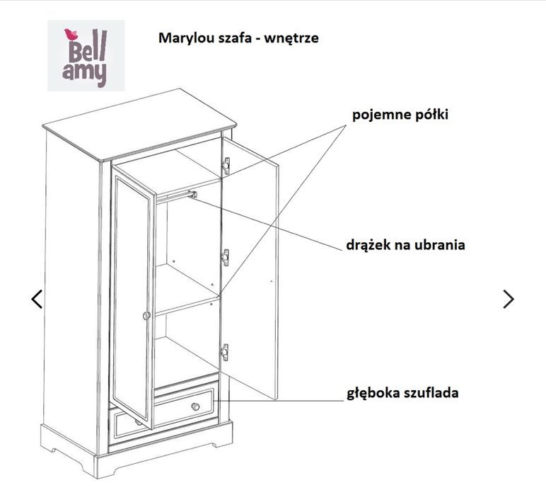 Szafa dziecięca Bellamy Marylou